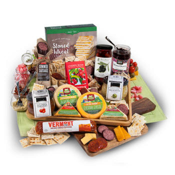 Artesian Meat & Cheese Platter $99.99 Sausage, Cheese Crackers, Jams and More!