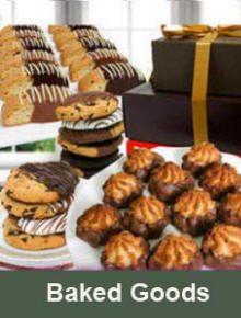 Cookies brownies muffins and baked gifts