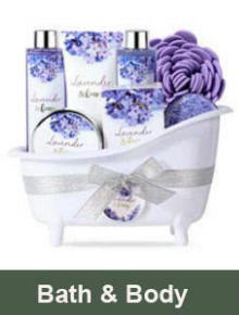 Spa bath and body gift baskets