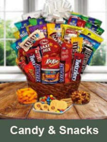 Candy and snack baskets for every occasion