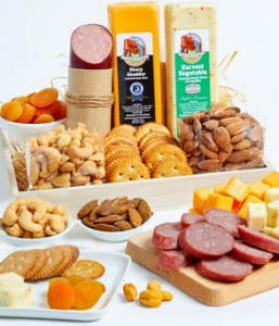 Cheese sausage and nuts party tray 74.99