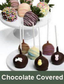 Chocolate-covered strawberries and fruit gifts