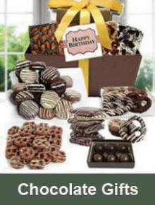 Chocolate gift baskets and sweet treats