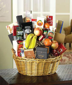 Grand & Glorious Large Gourmet And Fruit Gift Basket